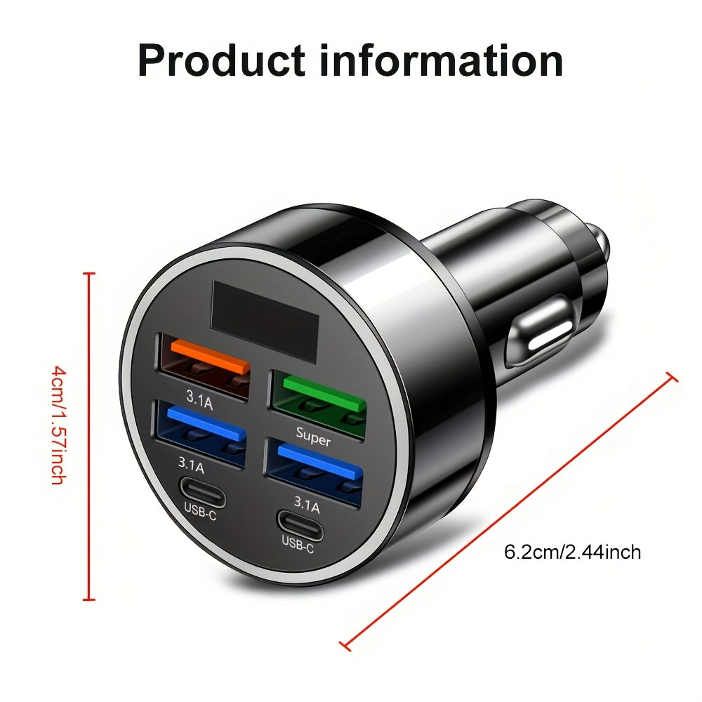 Multi-Port 4USB Car Charger