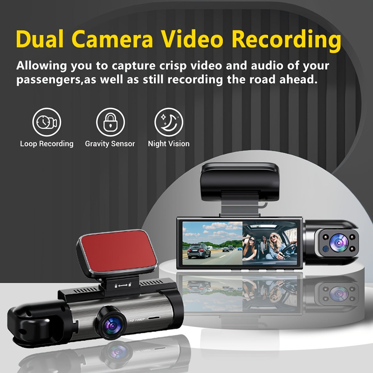 1080P Dual Camera Dash Cam