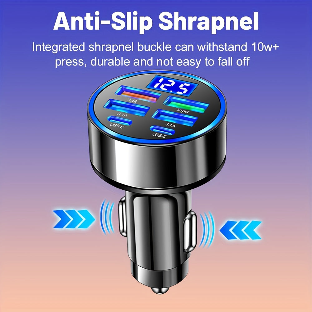 Multi-Port 4USB Car Charger